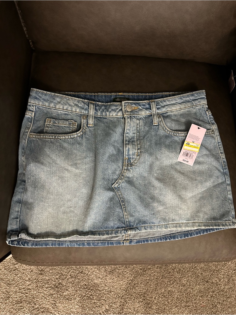 Wild Fable Light Wash Denim Mini Skirt - Women